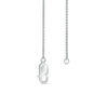 Thumbnail Image 1 of 0.16 CT. T.W. Composite Diamond Frame Lariat-Style Bolo Necklace in Sterling Silver - 26"