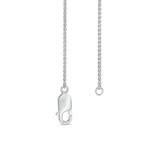 0.16 CT. T.W. Composite Diamond Frame Lariat-Style Bolo Necklace in Sterling Silver - 26"