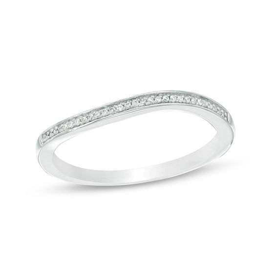 Convertibilities 0.10 CT. T.W. Diamond Interlocking Loops Three-in-One Ring in Sterling Silver