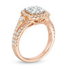 Thumbnail Image 1 of 1.25 CT. T.W. Composite Diamond Cushion Frame Engagement Ring in 14K Two-Tone Gold