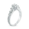 Thumbnail Image 1 of 0.59 CT. T.W. Princess-Cut Diamond Past Present Future® Engagement Ring in 14K White Gold