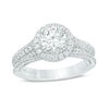 Vera Wang Love Collection 1.69 CT. T.W. Certified Diamond Frame Engagement Ring in Platinum (I/SI2)