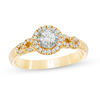 Thumbnail Image 0 of 0.40 CT. T.W. Diamond Frame Infinity-Sides Engagement Ring in 14K Gold