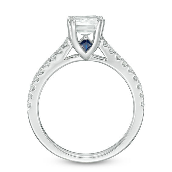 Vera Wang Love Collection 1.95 CT. T.W. Certified Emerald-Cut Diamond Engagement Ring in Platinum (I/SI2)