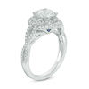 Vera Wang Love Collection 1.95 CT. T.W. Certified Diamond Frame Twist Engagement Ring in Platinum (I/SI2)