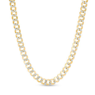 Italian Gold Men's 4.7mm Curb Chain Necklace in 14K Gold - 22"