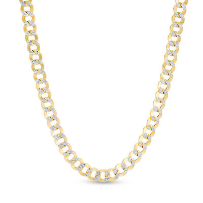 Italian Gold Men's 4.7mm Curb Chain Necklace in 14K Gold - 22"