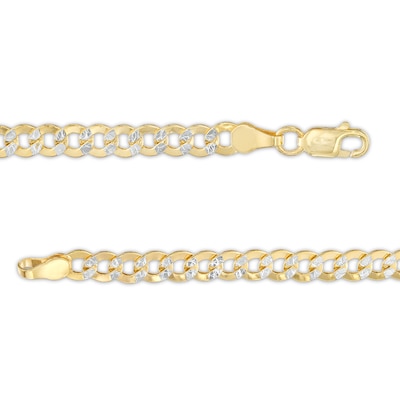 Italian Gold Men's 4.7mm Curb Chain Bracelet in 14K Gold - 8.25"