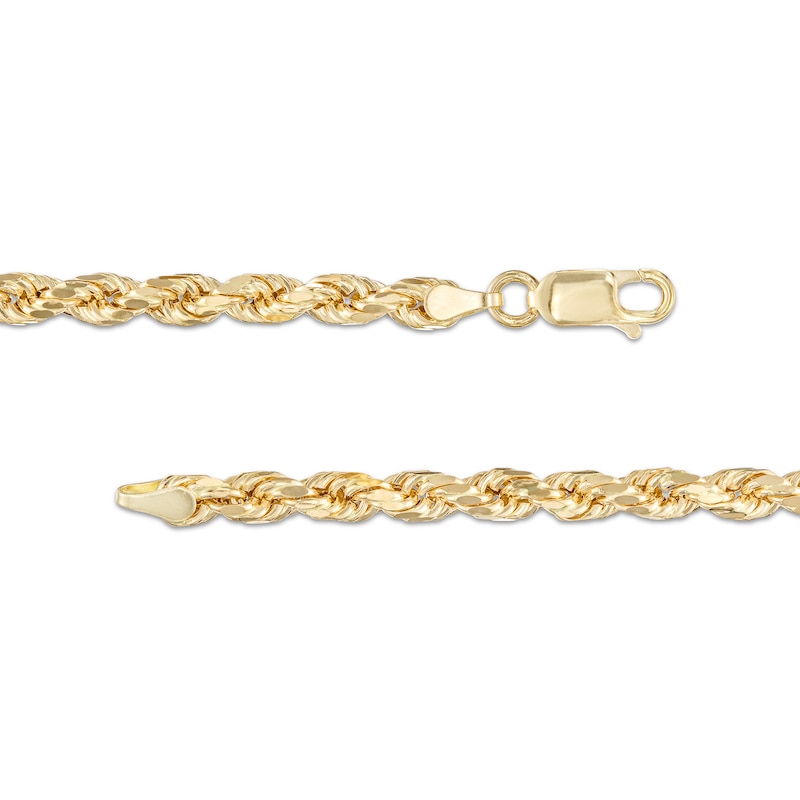 Italian Gold Men's 4.4mm Rope Chain Necklace in 14K Gold - 22"|Peoples Jewellers