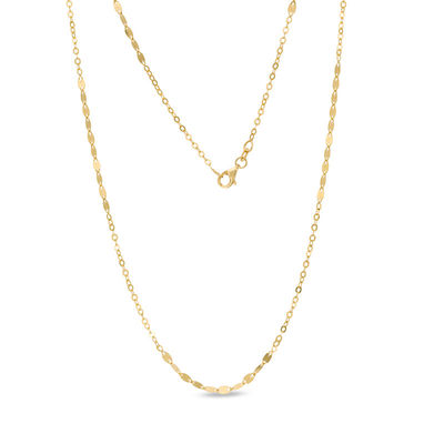 Made in Italy Sparkle Chain Necklace in 14K Gold - 24"