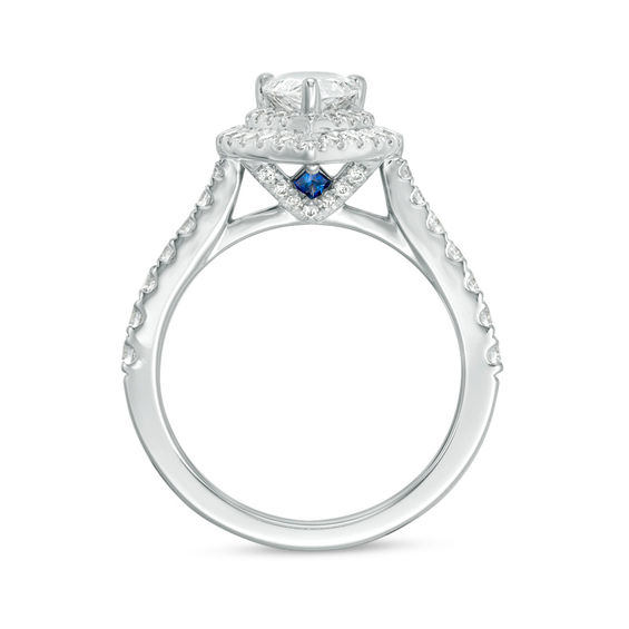 Vera Wang Love Collection 1.69 CT. T.W. Certified Pear-Shaped Diamond ...