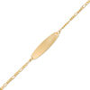 Thumbnail Image 1 of Child's Oval ID Bracelet in Solid 14K Gold - 6&quot;