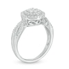 Thumbnail Image 1 of 0.45 CT. T.W. Multi-Diamond Diamond Double Frame Ring in 10K White Gold