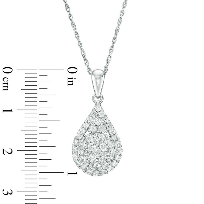 Multi-Color Gemstone Diamond Gold Heart Drop Necklace For Sale at 1stDibs | multi  drop diamond necklace