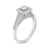 Thumbnail Image 1 of 0.37 CT. T.W. Princess-Cut Diamond Frame Engagement Ring in 10K White Gold