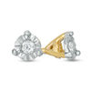 Thumbnail Image 1 of 0.085 CT. T.W. Diamond Solitaire Stud Earrings in 10K Gold