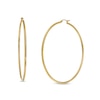 65.0mm Tube Hoop Earrings in 10K Gold