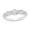 Thumbnail Image 0 of 0.37 CT. T.W. Diamond Alternating Anniversary Band in 10K White Gold