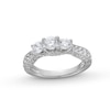 1.45 CT. T.W. Diamond Past Present Future® Ring in 14K White Gold (I/I2)