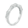 Thumbnail Image 2 of 0.23 CT. T.W. Diamond Station Bamboo Band in 10K White Gold