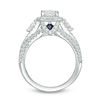 Vera Wang Love Collection 2.23 CT. T.W. Certified Emerald-Cut Diamond Frame Engagement Ring in Platinum (I/SI2)