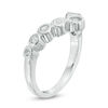 0.115 CT. T.W. Diamond Chevron Ring in 10K White Gold