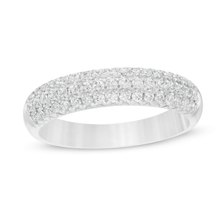 0.50 CT. T.W. Certified Diamond Band in 14K White Gold (I/SI2)