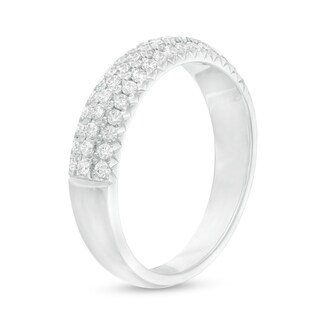 0.50 CT. T.W. Certified Diamond Band in 14K White Gold (I/SI2)