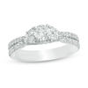 Thumbnail Image 1 of 1.00 CT. T.W. Diamond Tri-Sides Engagement Ring in 14K White Gold