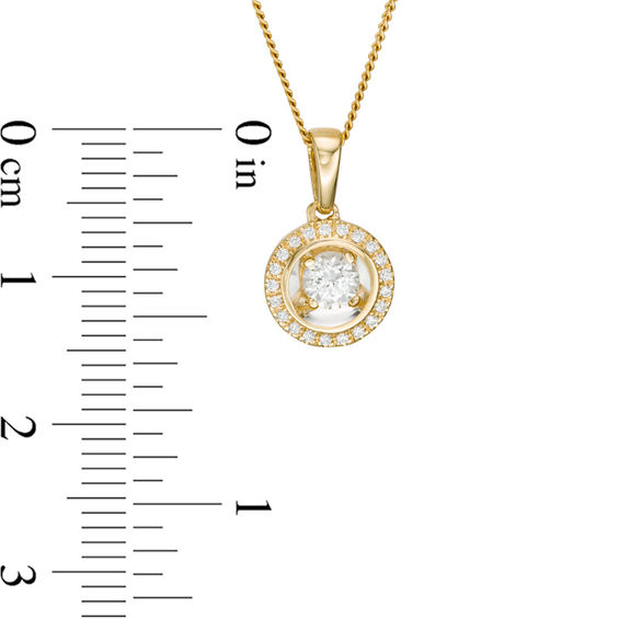 Magnificence™ 0.15 CT. T.W. Diamond Frame Pendant in 10K Gold