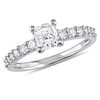 1.01 CT. T.W. Cushion-Cut Diamond Engagement Ring in 14K White Gold