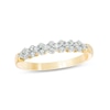 Thumbnail Image 0 of 0.29 CT. T.W. Diamond Alternating Stackable Band in 10K Gold