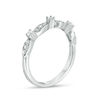 0.23 CT. T.W. Diamond Alternating Stackable Band in 10K Gold