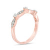 Thumbnail Image 1 of 0.23 CT. T.W. Diamond Alternating Stackable Band in 10K Rose Gold