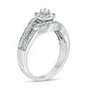 0.29 CT. T.W. Diamond Frame Bypass Engagement Ring in 10K White Gold