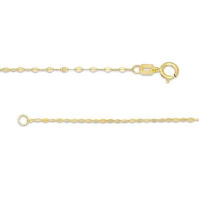 Double Heart Lariat-Style Necklace in 10K Gold