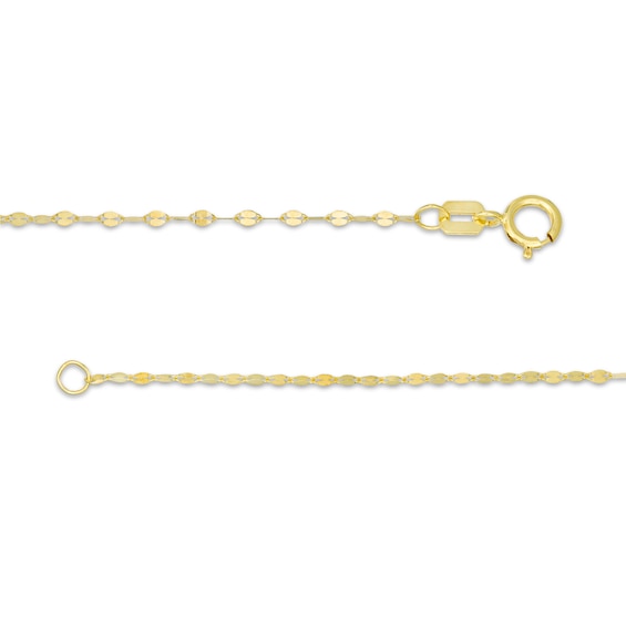 Double Heart Lariat-Style Necklace in 10K Gold