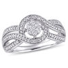 0.24 CT. T.W. Composite Diamond Bypass Promise Ring in 10K White Gold