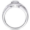 0.24 CT. T.W. Composite Diamond Bypass Promise Ring in 10K White Gold