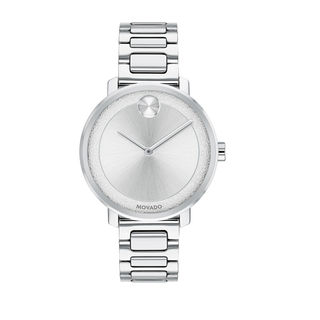 Ladies' Movado Bold® Sugar Watch with Silver-Tone Dial (Model: 3600501)