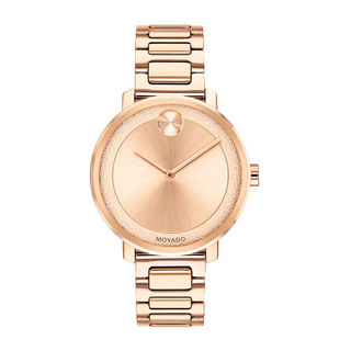 Ladies' Movado Bold® Sugar Rose-Tone IP Watch (Model: 3600503)