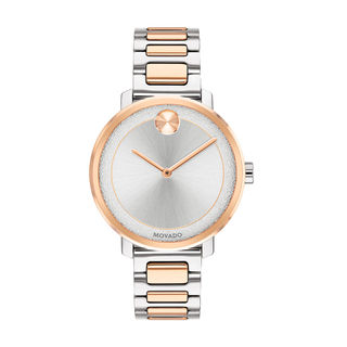 Ladies' Movado Bold® Sugar Two-Tone IP Watch with Silver-Tone Dial (Model: 3600504)