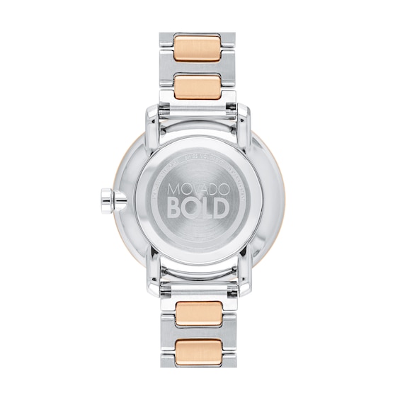 Ladies' Movado Bold® Sugar Two-Tone IP Watch with Silver-Tone Dial (Model: 3600504)