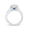 Vera Wang Love Heirloom Collection 0.45 CT. T.W. Princess-Cut Diamond Frame Engagement Ring in 14K White Gold