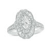 Vera Wang Love Heirloom Collection 1.29 CT. T.W. Marquise Diamond Frame Engagement Ring in 14K White Gold