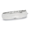 15.0mm Polished Bangle in Sterling Silver with Safety Chain