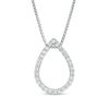 Convertibilities 0.23 CT. T.W. Composite Diamond Teardrop Three-in-One Pendant in 10K Gold