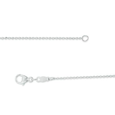 Diamond Accent Heart-Top Key and Heart Lock Double Strand Necklace in Sterling Silver and 10K Rose Gold - 25"