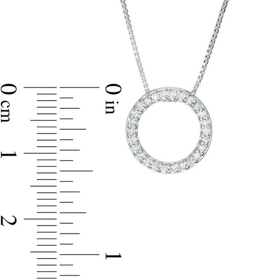 Convertibilities 0.37 CT. T.W. Composite Diamond Circle Three-in-One Pendant in Sterling Silver and 10K Gold