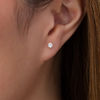 Thumbnail Image 1 of 0.20 CT. T.W. Diamond Solitaire Stud Earrings in 10K Rose Gold